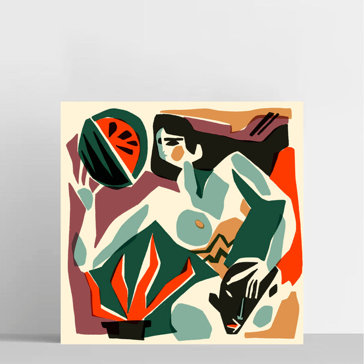 Watermelon girl | Buy Canvas & Poster Art Online