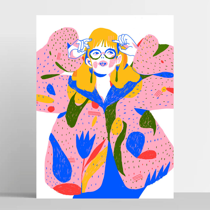 Flower girl | Buy Canvas & Poster Art Online